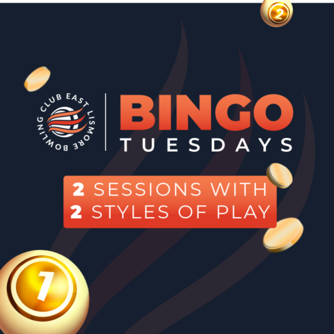 Bingo Tuesdays — two sessions with two styles of play.