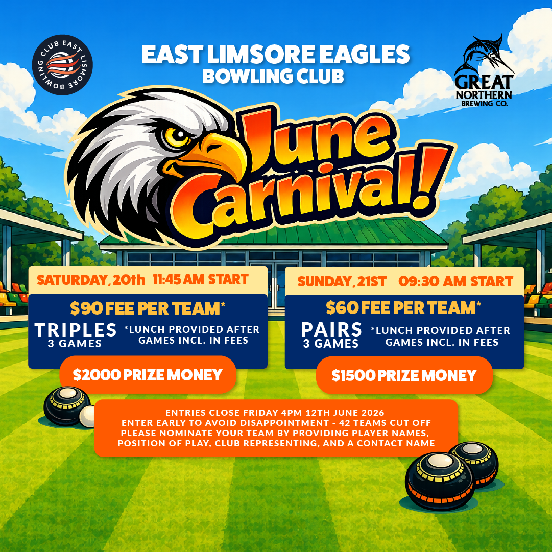 East Lismore club carnival 2026.