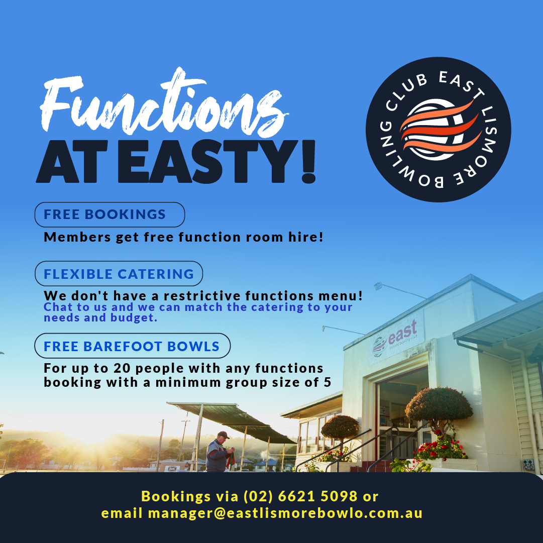 Functions at The Easty — host your next event with us.